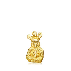 18K Captive Christ Silhouette 13x7 mm