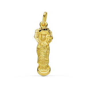 18K Silhouette of the Virgin of Almudena 28x9 mm
