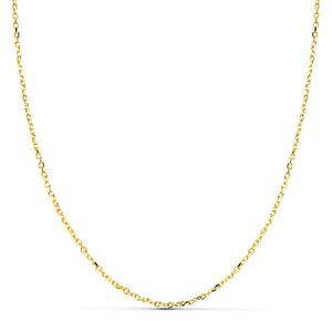 18K Solid Forced Chain 45 cm Width 1.2 mm