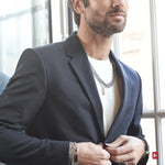 Fashion Forward Steel Curb Chain 0.4 cm