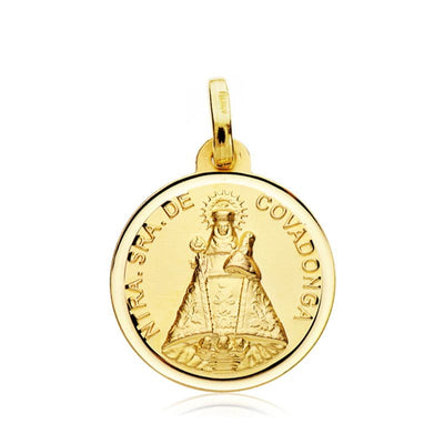 18K Virgin of Covadonga Medal Bezel 18 mm