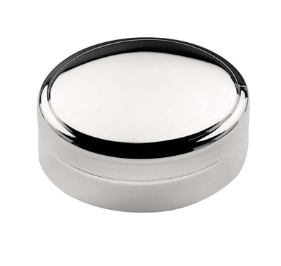 Oval Silver Pill Box