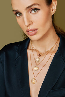 Camelot Pendant 925 Silver Gold Plated Medal with Cross