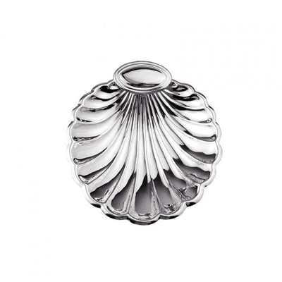 Baptism Pack Candle with Bow, Linen Cloth and Silver Plated Shell