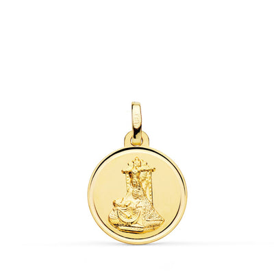 18K Virgin of Sorrows Medal Bezel 16 mm
