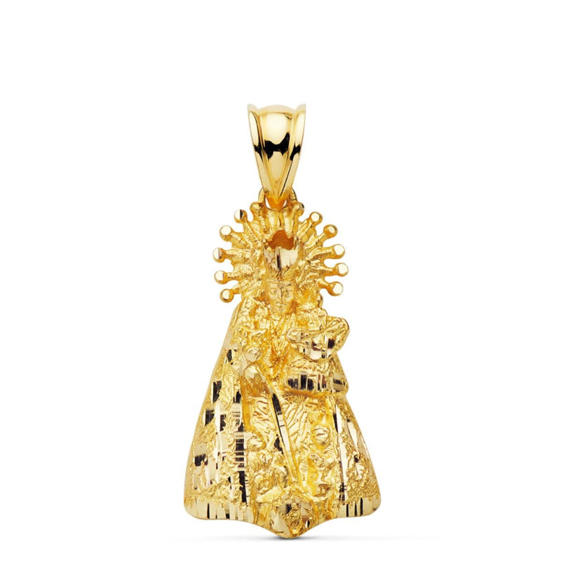 18K Pendant Virgin of the Forsaken Silhouette 23 x14 mm