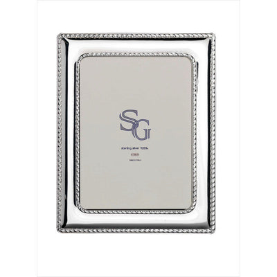 925 Sterling Silver Braided Photo Frame