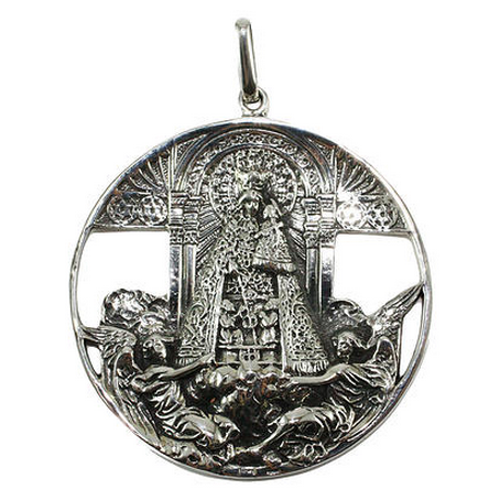 Medalla de Cuna Plata Virgen de Los Desamparados
