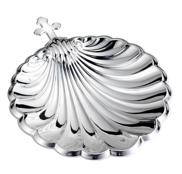 Silver Baptism Shell Cross Portugal Pedro Duran