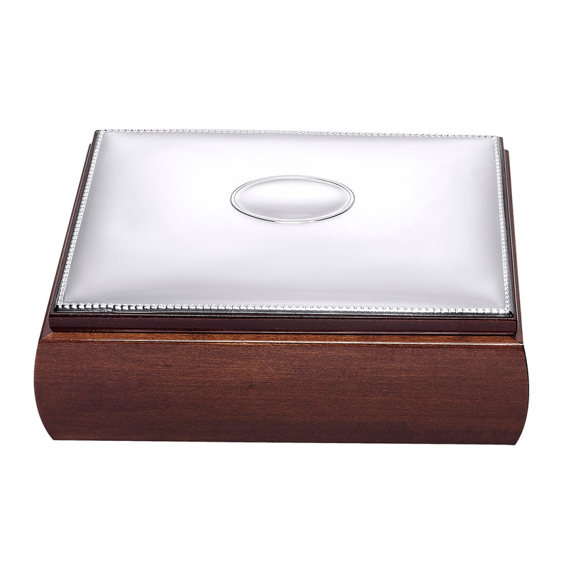 Pedro Durán Sterling Silver Box with Pearls design 