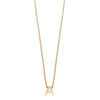 Colgante de Plata 925 bañada en Oro 18k Alphabet