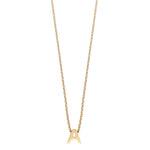Colgante de Plata 925 bañada en Oro 18k Alphabet