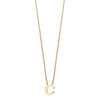 Colgante de Plata 925 bañada en Oro 18k Alphabet