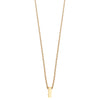 Colgante de Plata 925 bañada en Oro 18k Alphabet