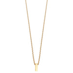 Colgante de Plata 925 bañada en Oro 18k Alphabet