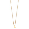 Colgante de Plata 925 bañada en Oro 18k Alphabet