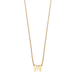 Colgante de Plata 925 bañada en Oro 18k Alphabet