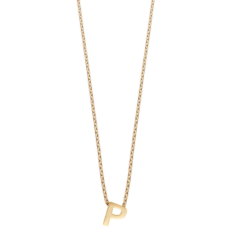 Colgante de Plata 925 bañada en Oro 18k Alphabet