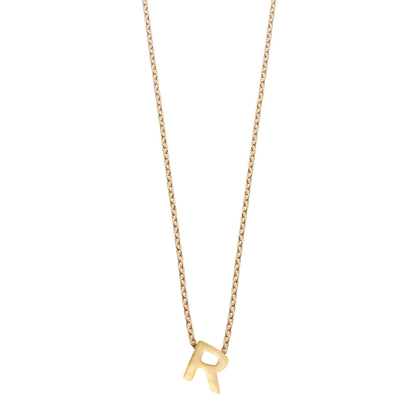 Colgante de Plata 925 bañada en Oro 18k Alphabet