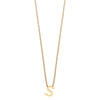 Colgante de Plata 925 bañada en Oro 18k Alphabet