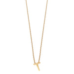 Colgante de Plata 925 bañada en Oro 18k Alphabet