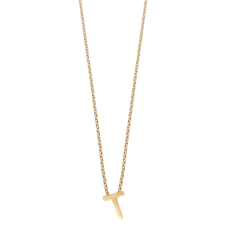 Colgante de Plata 925 bañada en Oro 18k Alphabet