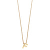 Colgante de Plata 925 bañada en Oro 18k Alphabet