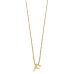 Colgante de Plata 925 bañada en Oro 18k Alphabet