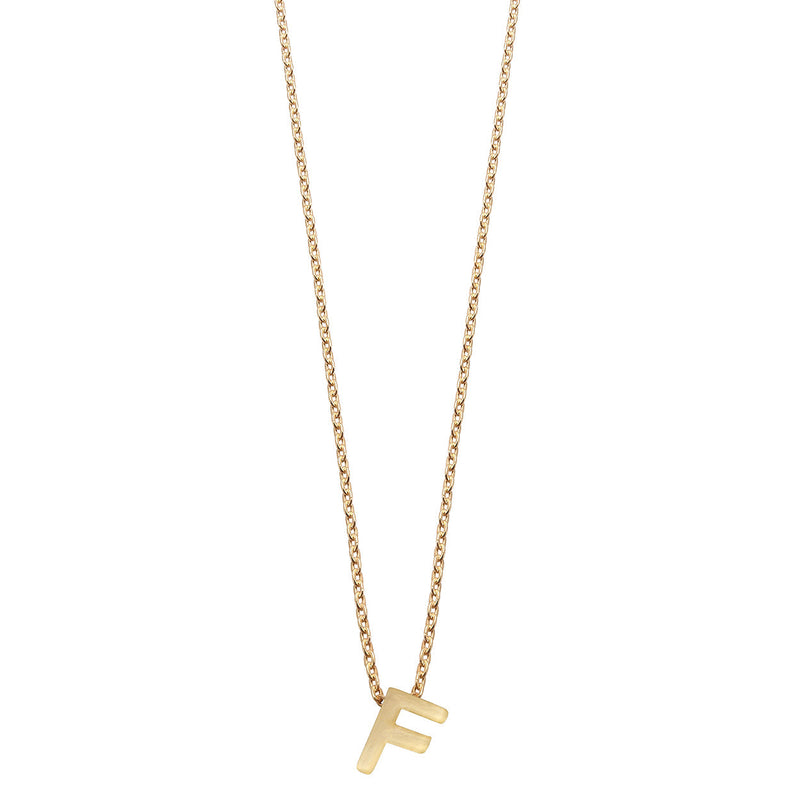Colgante de Plata 925 bañada en Oro 18k Alphabet