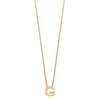 Colgante de Plata 925 bañada en Oro 18k Alphabet