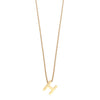 Colgante de Plata 925 bañada en Oro 18k Alphabet