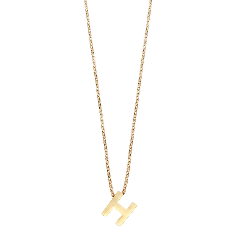 Colgante de Plata 925 bañada en Oro 18k Alphabet