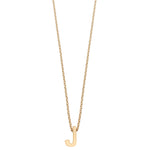 Colgante de Plata 925 bañada en Oro 18k Alphabet