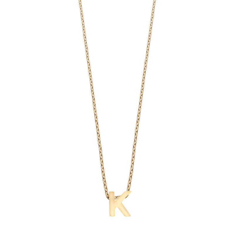 Colgante de Plata 925 bañada en Oro 18k Alphabet