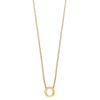 Colgante de Plata 925 bañada en Oro 18k Alphabet