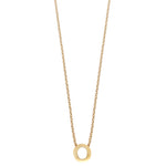 Colgante de Plata 925 bañada en Oro 18k Alphabet