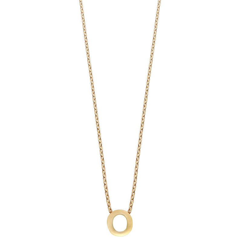 Colgante de Plata 925 bañada en Oro 18k Alphabet