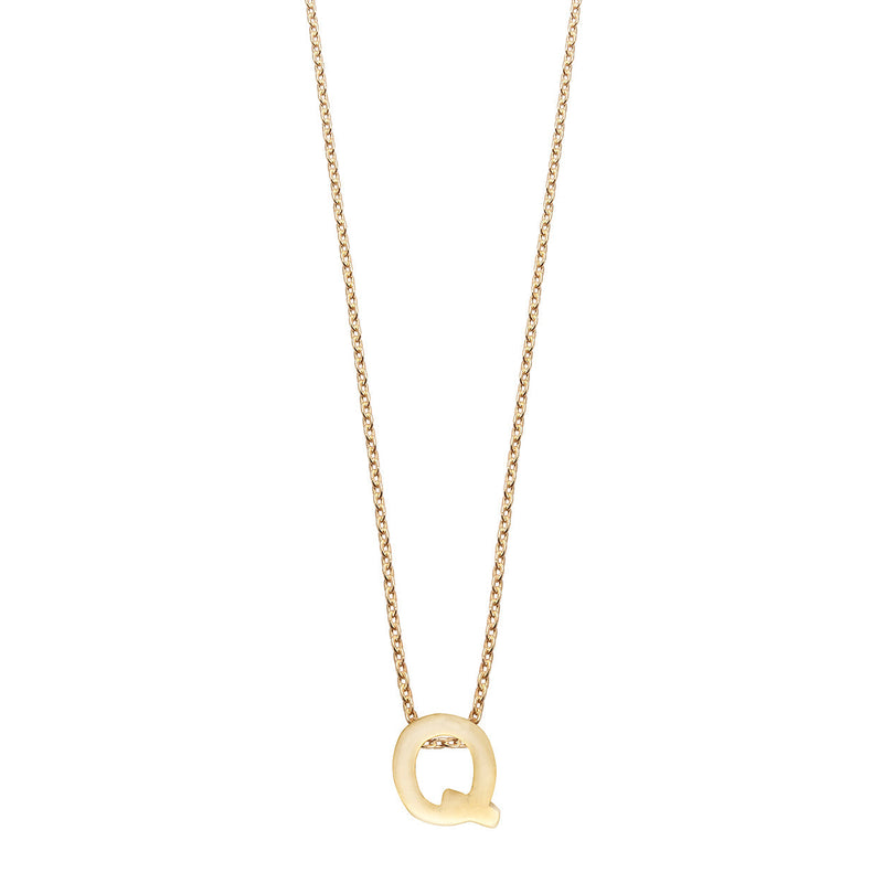 Colgante de Plata 925 bañada en Oro 18k Alphabet