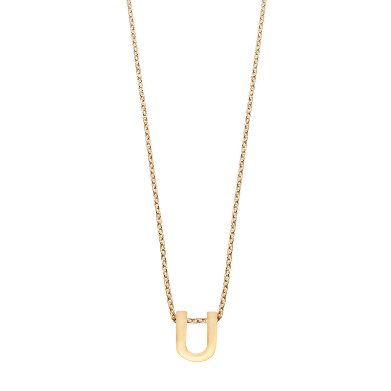 Colgante de Plata 925 bañada en Oro 18k Alphabet