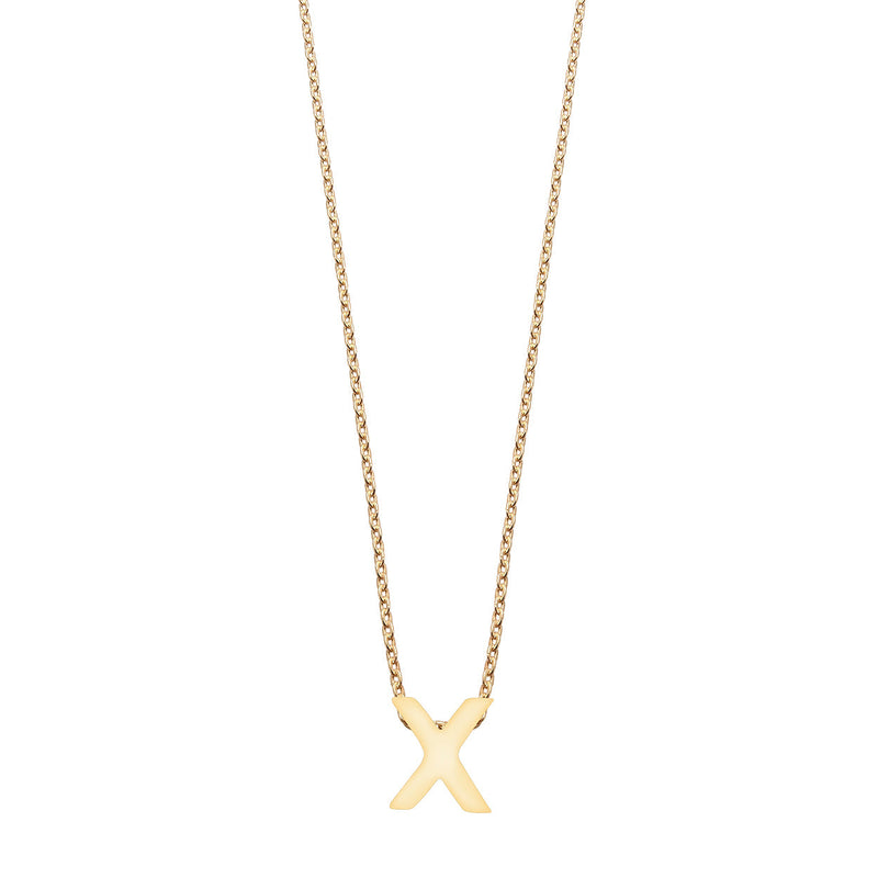 Colgante de Plata 925 bañada en Oro 18k Alphabet