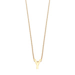 Colgante de Plata 925 bañada en Oro 18k Alphabet