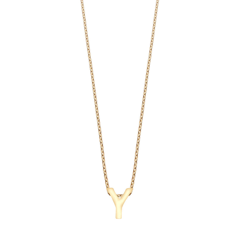 Colgante de Plata 925 bañada en Oro 18k Alphabet