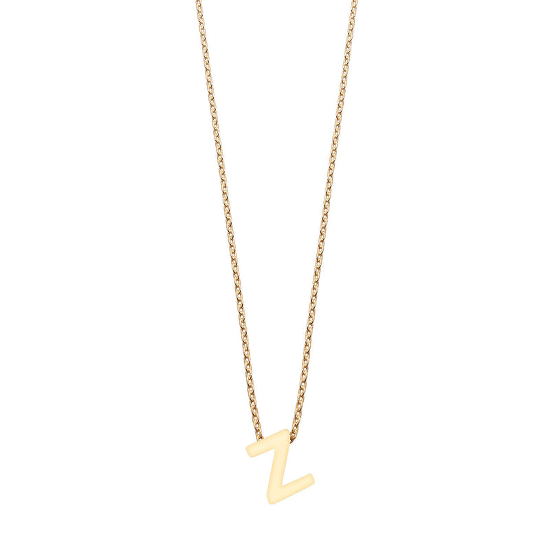 Colgante de Plata 925 bañada en Oro 18k Alphabet