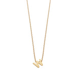 Colgante de Plata 925 bañada en Oro 18k Alphabet