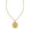 Camelota Pendant 925 Silver Gold Openwork Virgin Medal