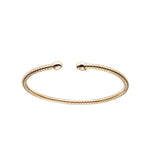 Brazalete Tubogas Plata 925 Dorada