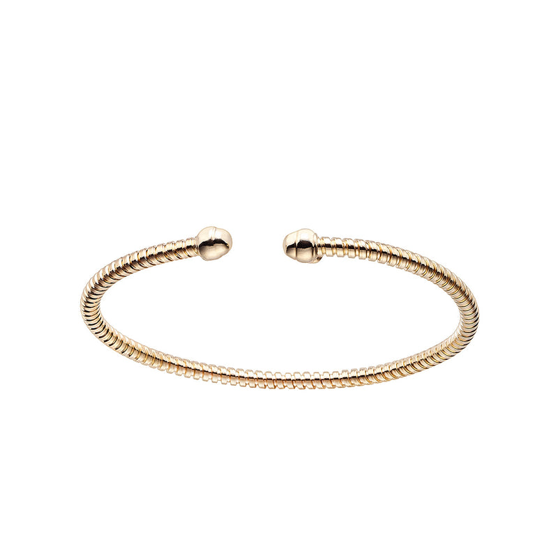 Brazalete Tubogas Plata 925 Dorada