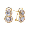 Pendientes Pretty Jewels de Plata Dorada y Pavé de Circonitas