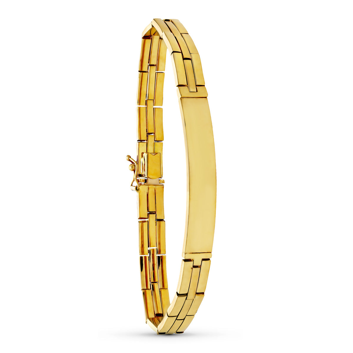 18K Yellow Gold Panther Gentleman Bracelet