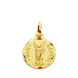 18K St. Raphael Medal 14 mm